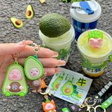 我也不想买可它是牛油果诶[流泪]送🐷钥匙扣诶