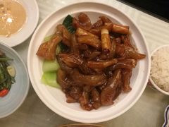 葱爆蹄筋-八珍饺子·烤鸭·家常菜