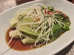 白灼罗马生菜-真地道京味府·鲜橙烤鸭·北京菜(朝阳公园·甜水园店)