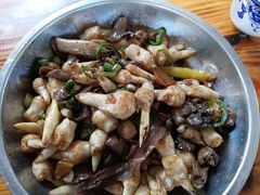 藕心炒鸡杂-香竹农庄•传统竹筒饭(十年店)