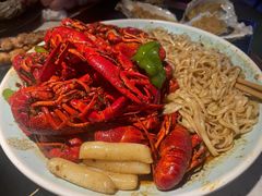 一大盆十八香大虾-沪小胖·小龙虾·蓝龙王(八佰伴店)