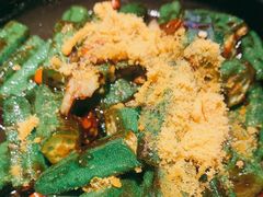 干菜肉末炒秋葵-闽上鲜·福建菜(龙湖滨江天街店)