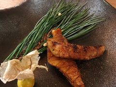 松针炭烤白灵菇佐松子彩椒酱-天水蔬食料理(树德之光店)