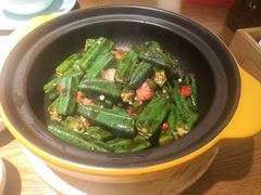 砂锅酱汁秋葵-闽上鲜·福建菜(龙湖滨江天街店)