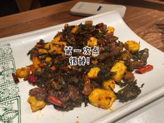 普洱茶炒包浆豆腐-云海肴·汽锅鸡·云南菜(美罗城店)