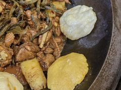 贴饼子-缘福乡村铁锅炖民宿(八达岭店)