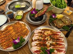 -明洞阿姨·韩式酱蟹烤肉·创意料理(三元桥店)