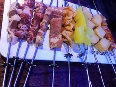 原味五花肉-三个蒙古大叔羊肉串(大宁店)