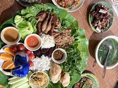 -沐毫傣泐云南菜孔雀宴•手抓饭傣味烧烤(曼听店)