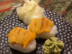 炙海胆寿司-炙柒Sekinana·精致料理 烧鸟·铁板烧(海上世界店)