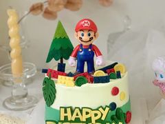 -咖咖熊蛋糕定制·英国蓝风车动物性淡奶油