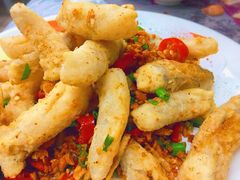 椒盐九肚鱼-凤城康记饭店