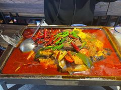 -探鱼·鲜青椒爽麻烤鱼(东城万达广场店)