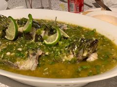 青柠汁蒸桂鱼-食肆&Fourteen(武林夜市店)