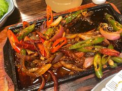 泡菜炒鱿鱼-쌍화점 霜花店·朝鲜族料理(徐家汇店)