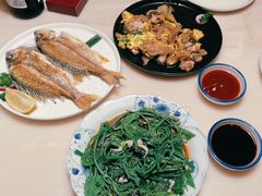 油淋虾皮时蔬-林四喜·闽南传家菜(鼓浪屿店)