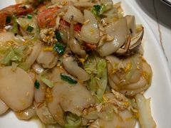 海鲜炒年糕-金海湾海鲜排档(朱家尖店)
