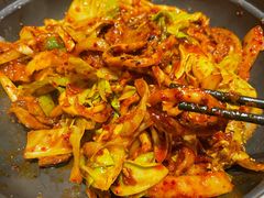 韩式炒鱿鱼五花肉-乐园夜市场(五道口王庄路店)