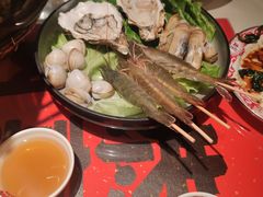 醇香海鲜醉鸡煲-恭喜上堓砂锅焗·海鲜大排档(闵行龙湖店)