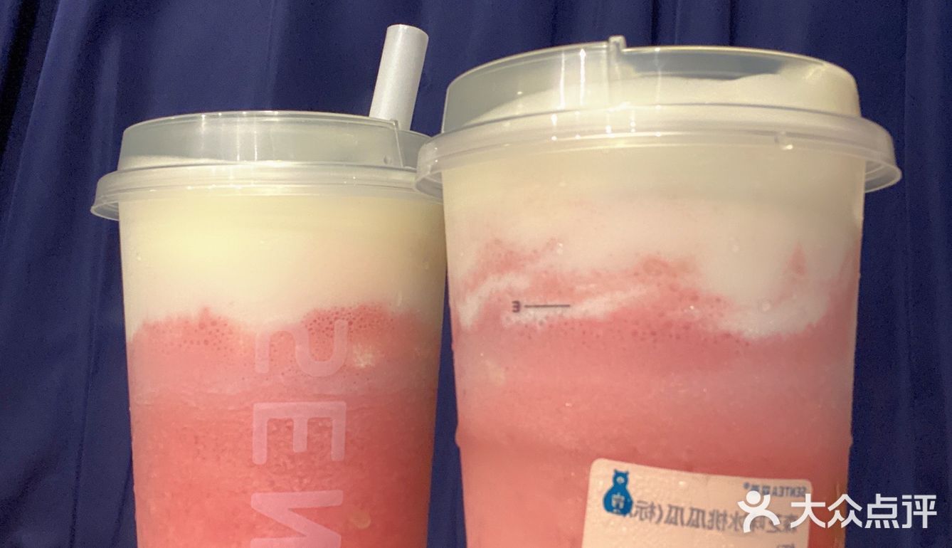 治愈夏天的饮品：森茶的冰桃🍑瓜瓜🍉一定要喝[胜利]