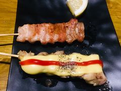 烤芝士鸡肉串-鸟内会居酒屋(得意潮馆店)