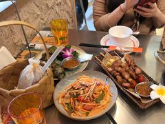 泰式沙嗲猪颈肉串-小小集渔·泰式大排档(太古里香槟店)