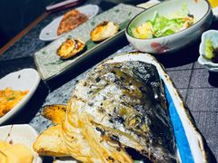 炭烤三文鱼头-大渔铁板烧(中山路八佰伴店)