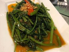 秘制虾酱炒空心菜-帕蓝·暹罗料理(曲阳店)