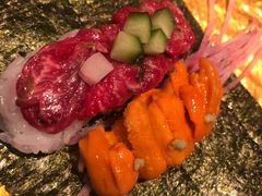 海胆生牛肉手卷-老乾杯和牛烧肉(王府中环店)