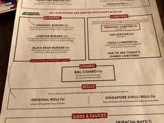 菜单-Burger & Lobster(Dean Street)