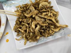 孜然蘑菇-马旭土鸡焖花卷新疆菜大盘鸡·真域顺西域美食(天马大道店)