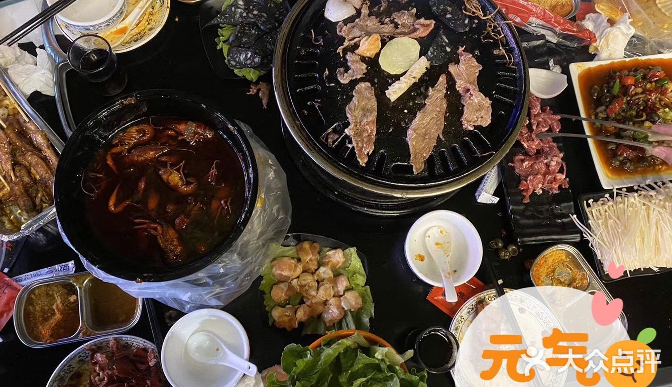 烧烤一条GAI  环境： 在康康谷偏里面些