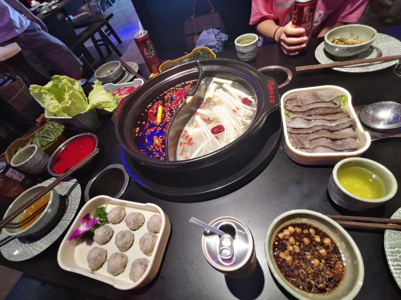 感觉来到了水帘洞吃火锅哦