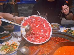 现切黄牛肉-万杰老灶火锅·20年老品牌(大丰店)