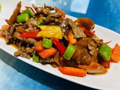 雕梅牛肉片-尽善百年古院餐厅(王家老宅店)