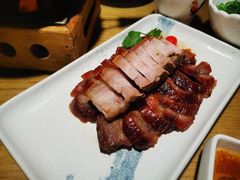 叉烧猪颈肉双拼-粤港湾砂锅粥·宵夜(宝龙店)