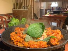 铁板章鱼五花肉-春熙台韩国料理·章鱼肥牛(西丽店)