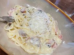 培根意大利面佐慢煮鸡蛋-G+KITCHEN(龙湖狮山天街店)