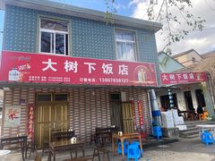 门面-大树下饭店(春晓镇慈岙社区卫生服务站南)