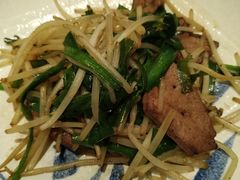 韭菜炒猪肝-纹兵卫手打荞麦面日料(虹桥本店)