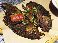 炭火烤鲫鱼-蘭奢雅集·江浙菜(青山江滩店)