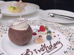 巧克力熔岩蛋糕-弗兰克牛排西餐厅Ribone steak house(柠檬花园店)