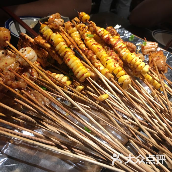 川巷把把烧一粒一粒的烤玉米图片-北京烧烤-大众点评网
