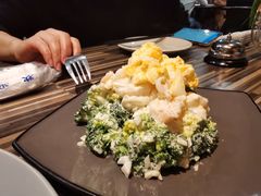 虾仁和西兰花色拉-BomBa意大利餐厅