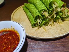 蒜汁菜煎饼-蓝田印象