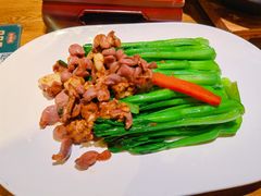 菜心炒鸽杂-大鸽饭(岗顶店)