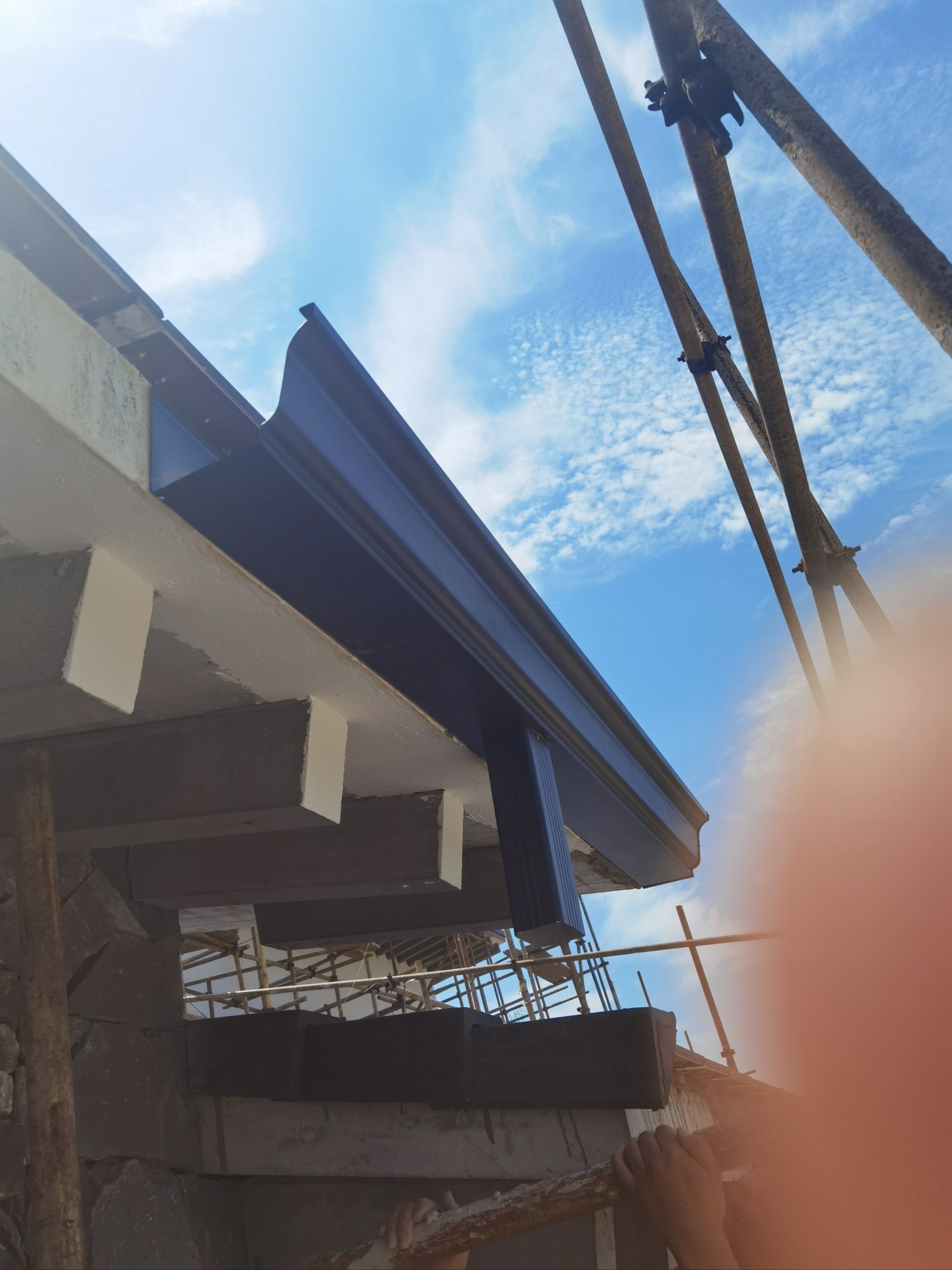 重庆七鹰天沟厂家铝合金屋面排水系统,雨水槽