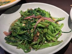马拉盏炒通菜-大头虾越式风味餐厅(光明广场店)