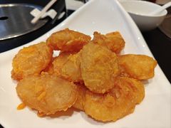 咸蛋黄焗山药-勺园中餐厅