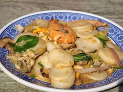 海鲜炒年糕-一路飘香面馆